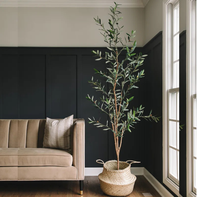 Faux Olive Tree in Pot | Wayfair North America