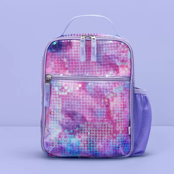 Kids' Lunch Tote Galaxy All Over Sequin - More Than Magic™ | Target