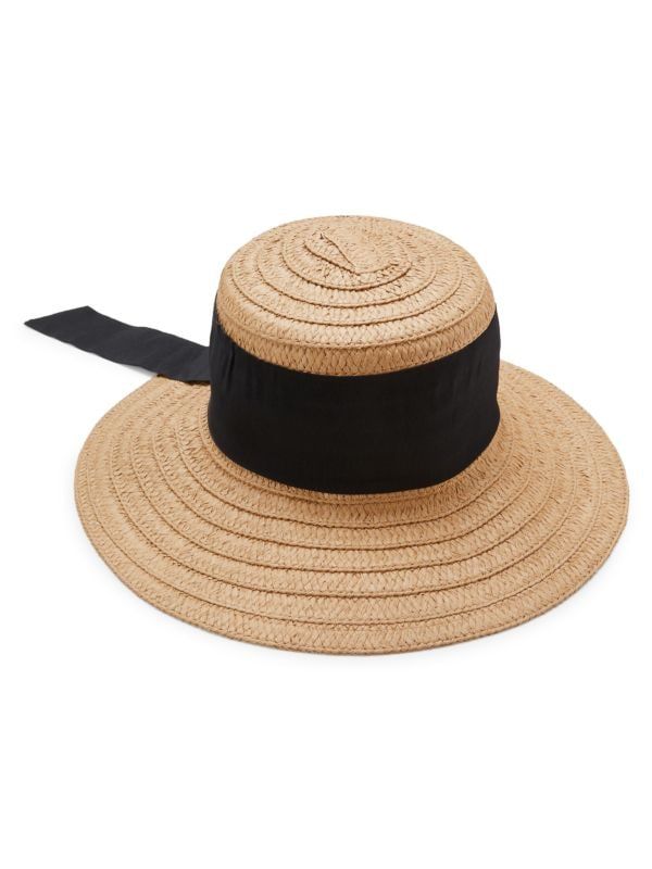 Woven Boater Hat | Saks Fifth Avenue OFF 5TH (Pmt risk)