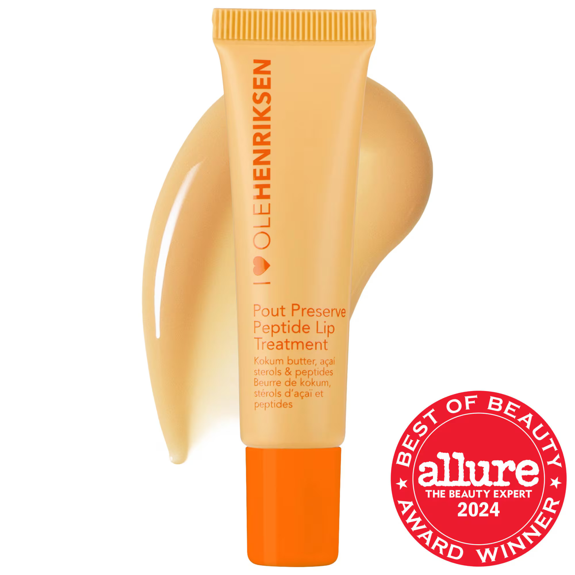 OLEHENRIKSEN Pout Preserve Hydrating Peptide Lip Treatment Citrus Sunshine - sheer tint + fresh citrus scent .4 oz / 12 mL | Sephora (US)