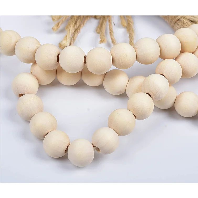 Cinda Rural Wooden Beads Rope Ornament Pendant | Wayfair North America
