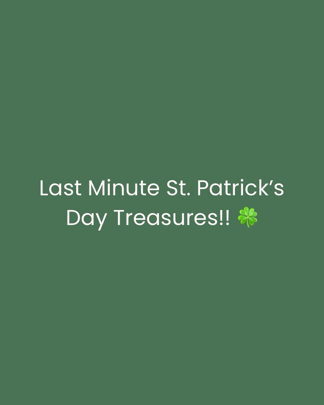 St. Patrick’s Day is 6 days away - are you ready? Here are a few St. Patrick’s Day essentials and a few extra fun additions - a rainbow backdrop, a rainbow neon light and a green baseball cap for mom!  

#LTKFamily #LTKSeasonal #LTKKids