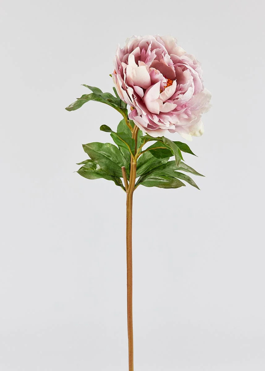 Peony Stem in Lavender Mauve | Real Touch Peonies & Flowers at Afloral.com | Afloral