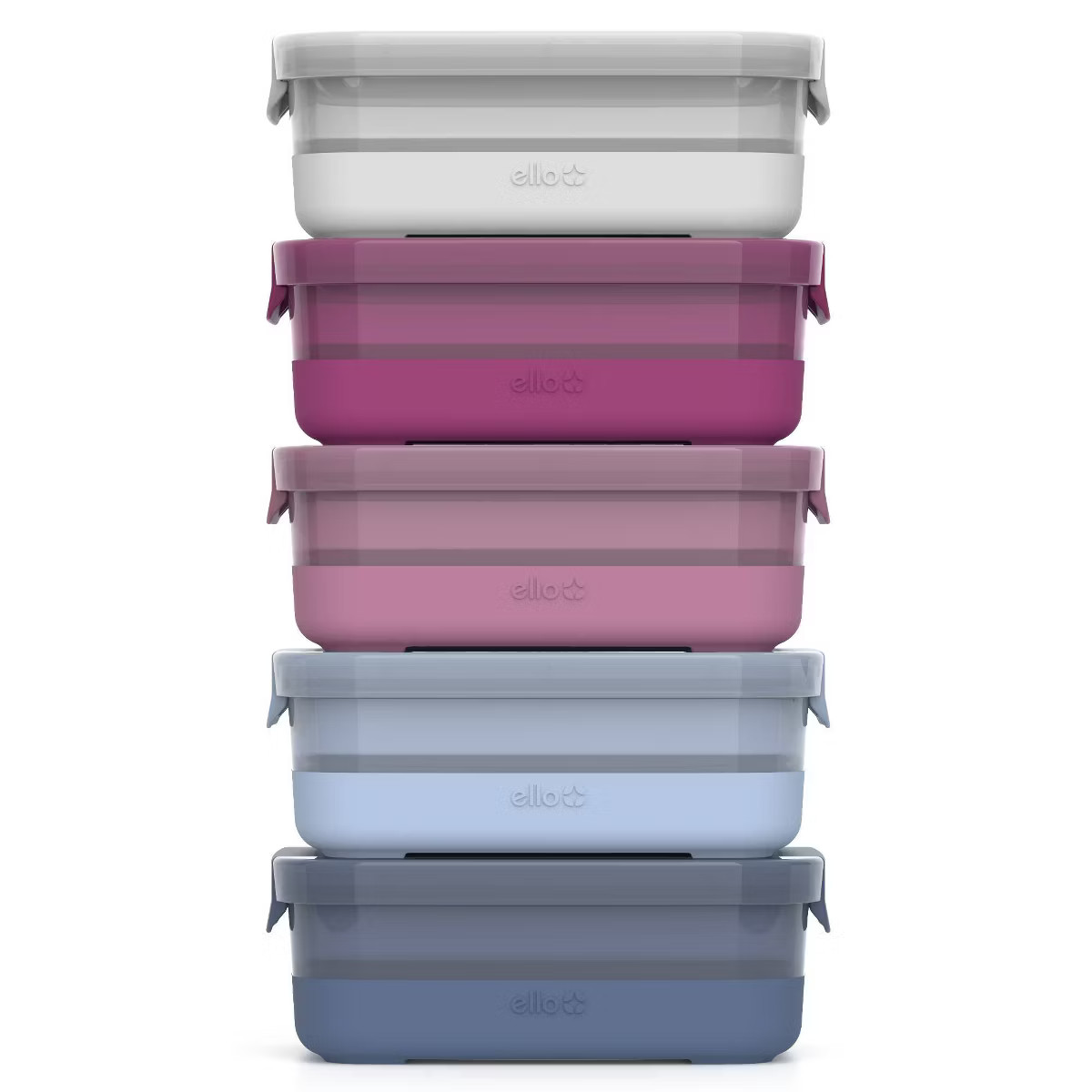 Ello 10pc Plastic Meal Prep Food Storage Container Set | Target