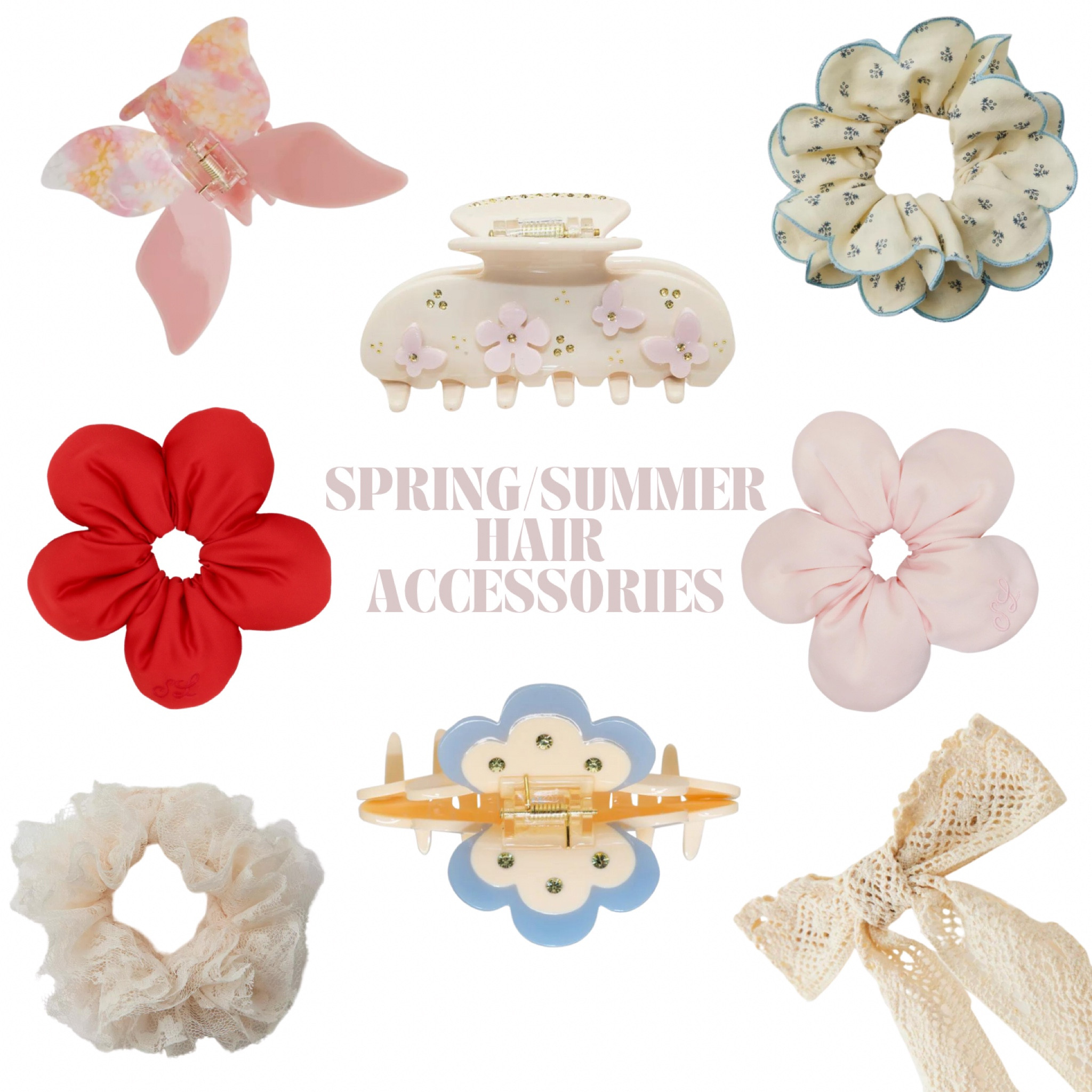 Warm weather calls for cute hair accessories✨