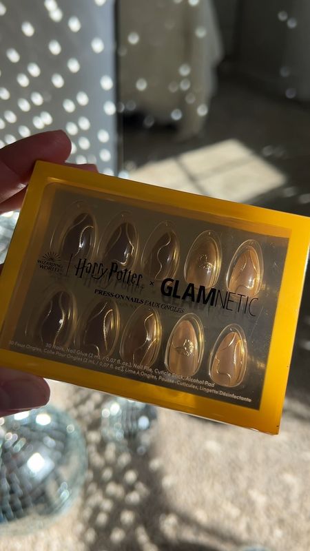 Harry Potter x glamnetic, glamnetic, Harry Potter nails, Harry Potter press on nails, stocking stuffers for her, stocking stuffers 

#LTKHoliday #LTKVideo #LTKbeauty