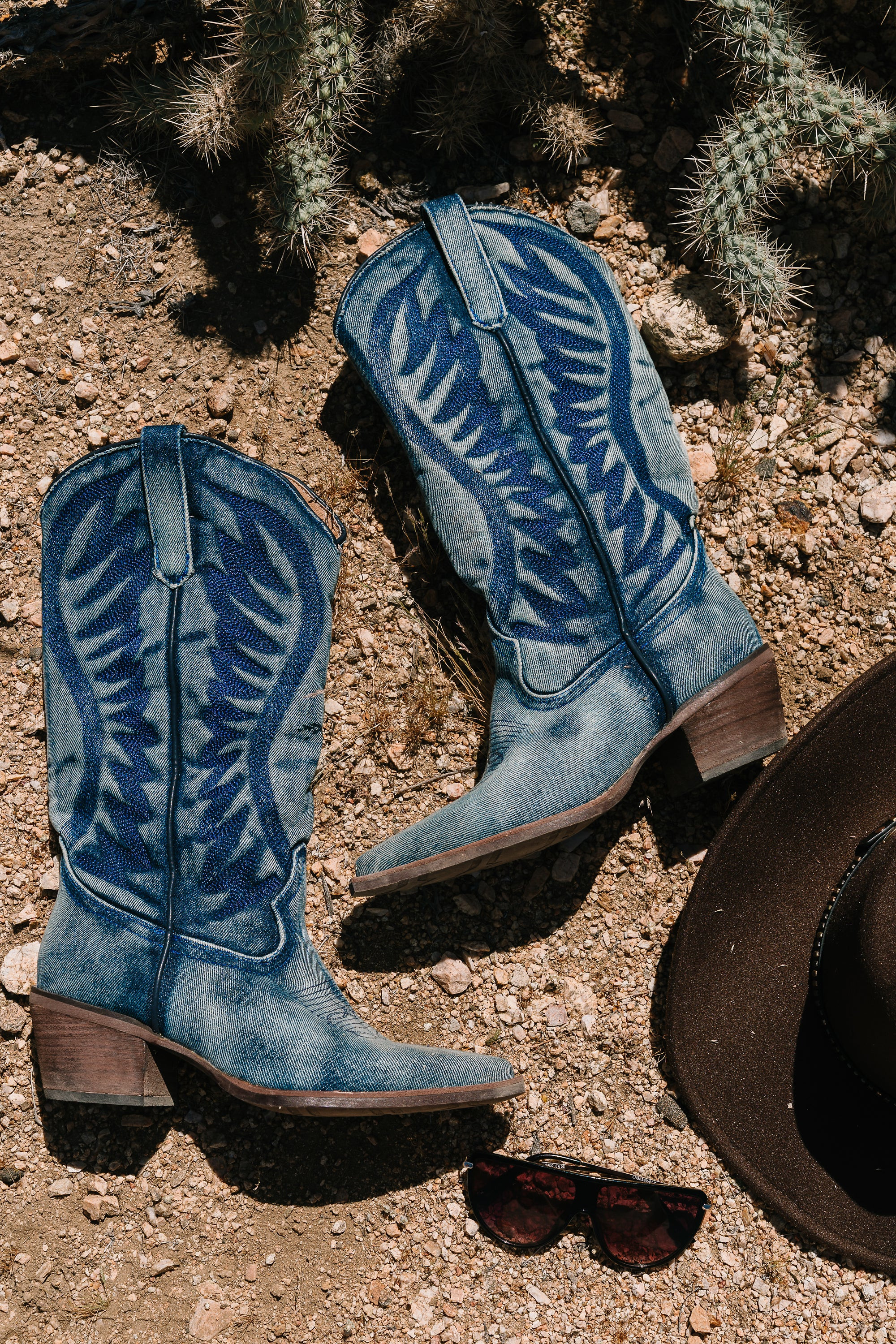 Steve Madden Albany Boots in Denim | Böhme US