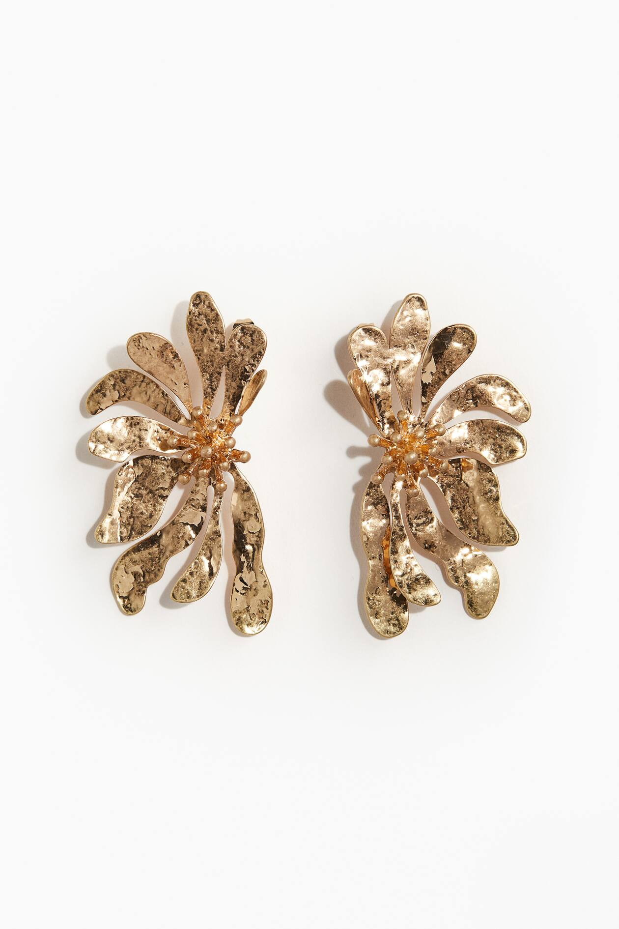 Blütenförmige Ohrringe - Goldfarben - Ladies | H&M AT | H&M (DE, AT, CH, NL, FI)