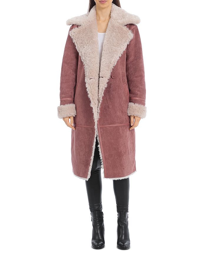 Faux Shearling Moto Coat | Bloomingdale's (US)