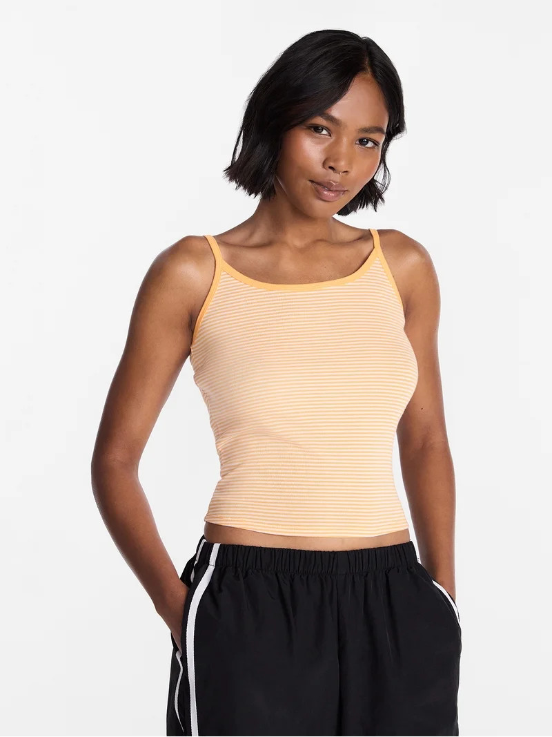 No Boundaries Scoop Neck Cami Top, Women's XXS-XXL | Walmart (US)