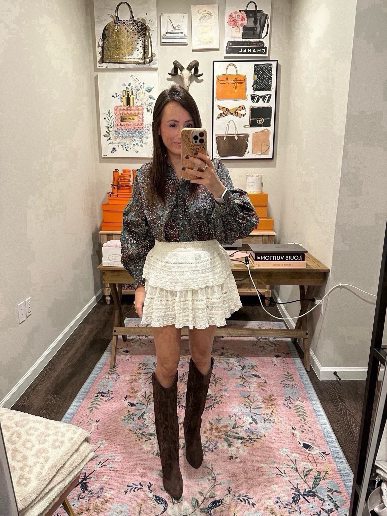 Ba&sh blouse (xs), loveshackfancy skirt (s), Marc fisher boots (tts). Use code styledjen20 for 20% off the entire Marc fisher website!!!  



#LTKStyleTip #LTKFindsUnder100 #LTKSeasonal