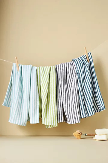 Baker Stripe Dish Towels, Set of 4 | Anthropologie (US)