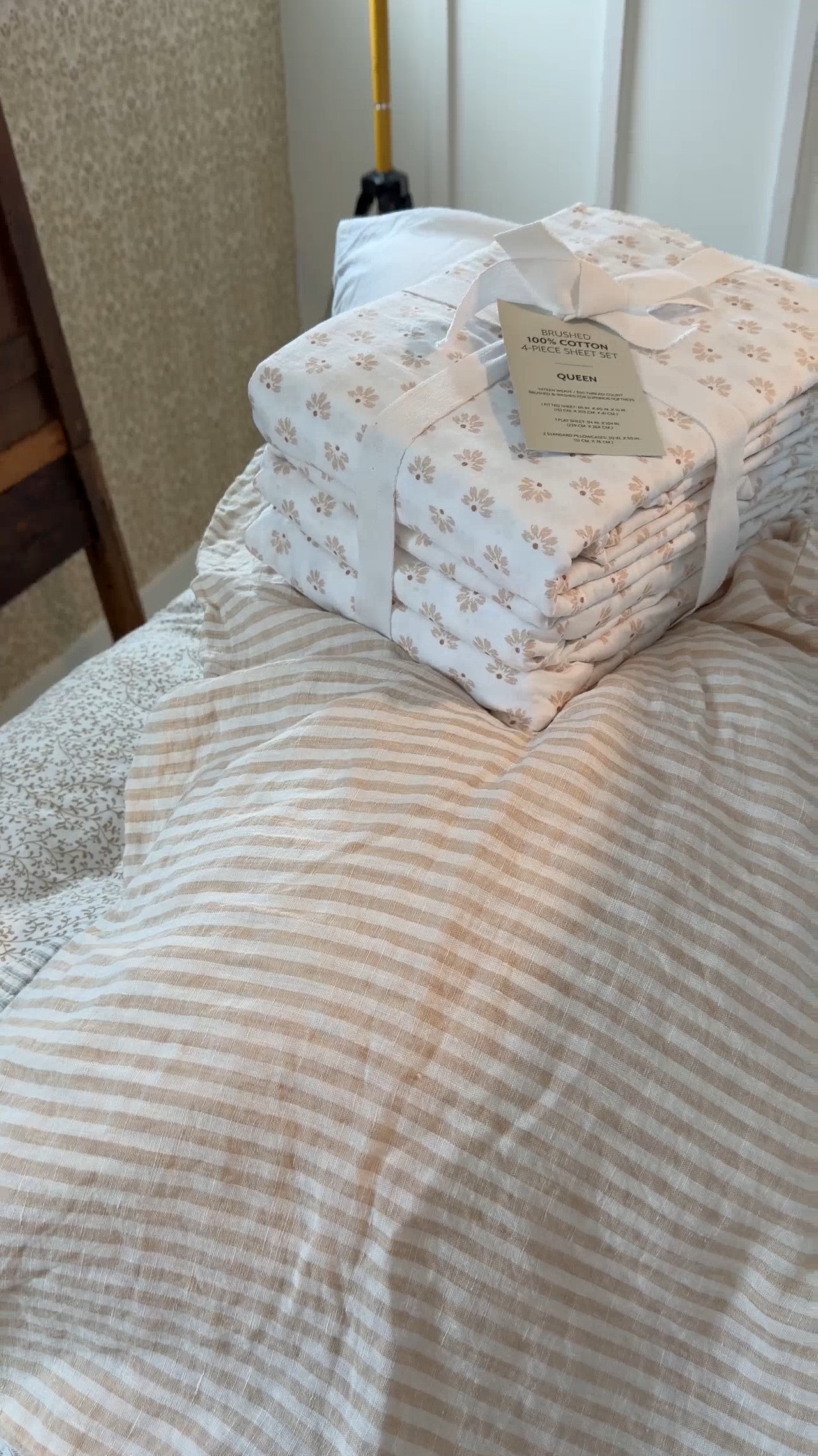 We added some new bedding to our guest bedroom. The sheets are so soft and the linen duvet set is comfy for our guests.  

 #LTKSeasonal #LTKHome