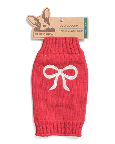 Bow Pet Sweater | TJ Maxx