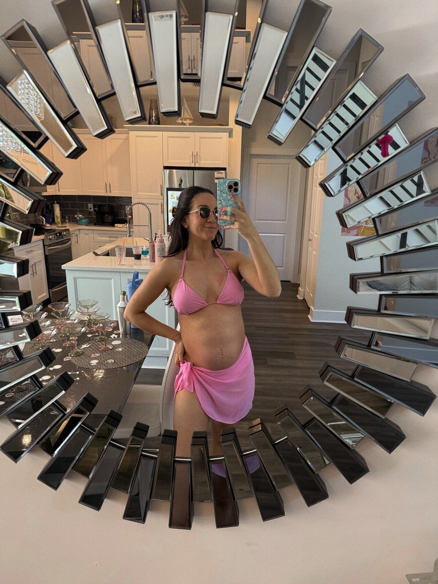 Wearing a medium top and small bottoms(sizes up for pregnancy)

#LTKBump #LTKBaby #LTKootd
