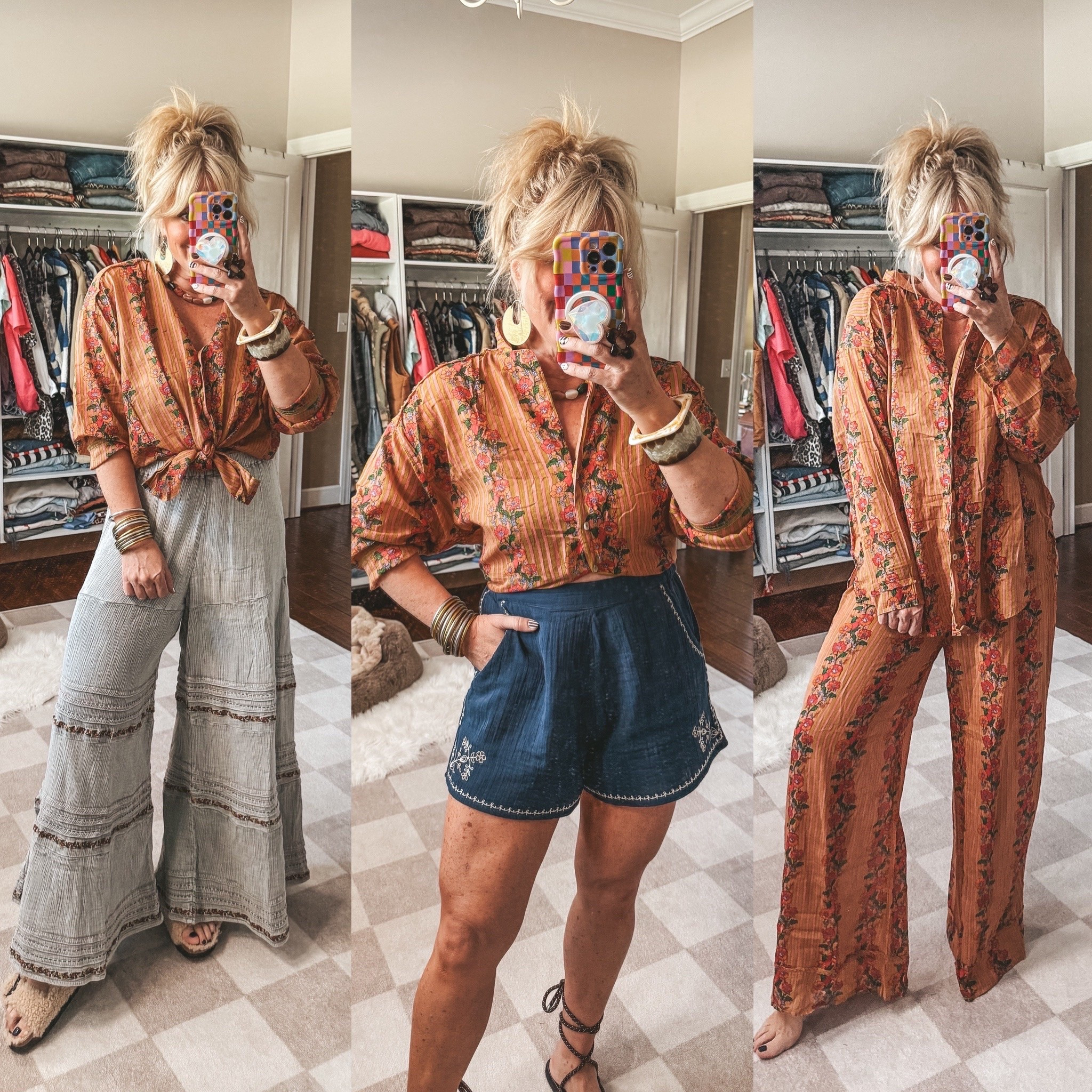 Pj top so what it’s now a fab top to wear out top! 👏🏼
Wearing a medium in everything and this color and print if these pjs is so good! It’s so FALL! 👏🏼🍂🍁
@Natural Life

#LTKOver40