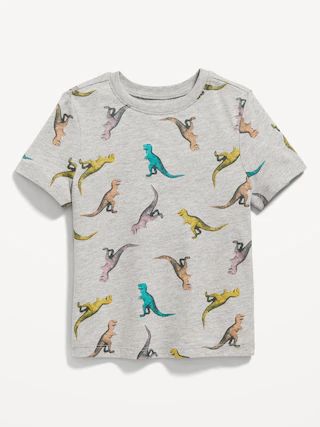 Unisex Short-Sleeve Dino-Print T-Shirt for Toddler | Old Navy (US)