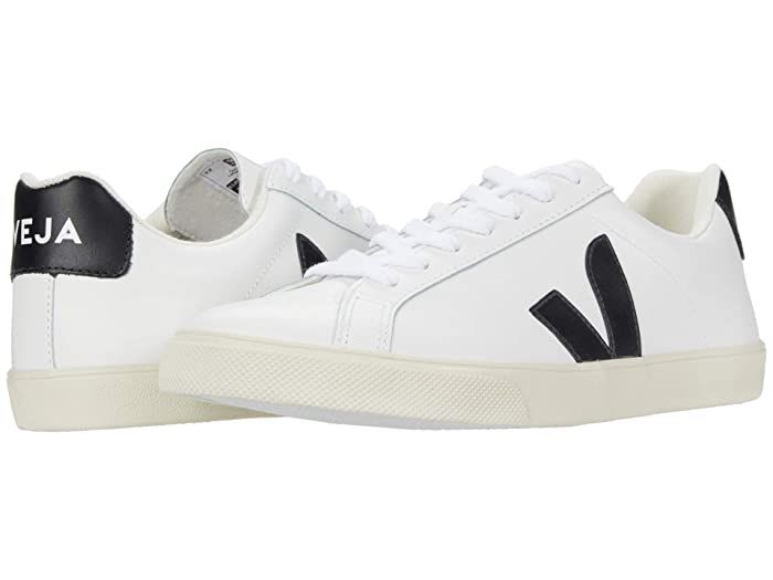 VEJA Esplar Logo (Extra White/Black) Women's Shoes | Zappos