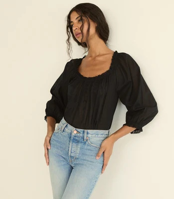 FLORINE TOP -- BLACK | DOEN