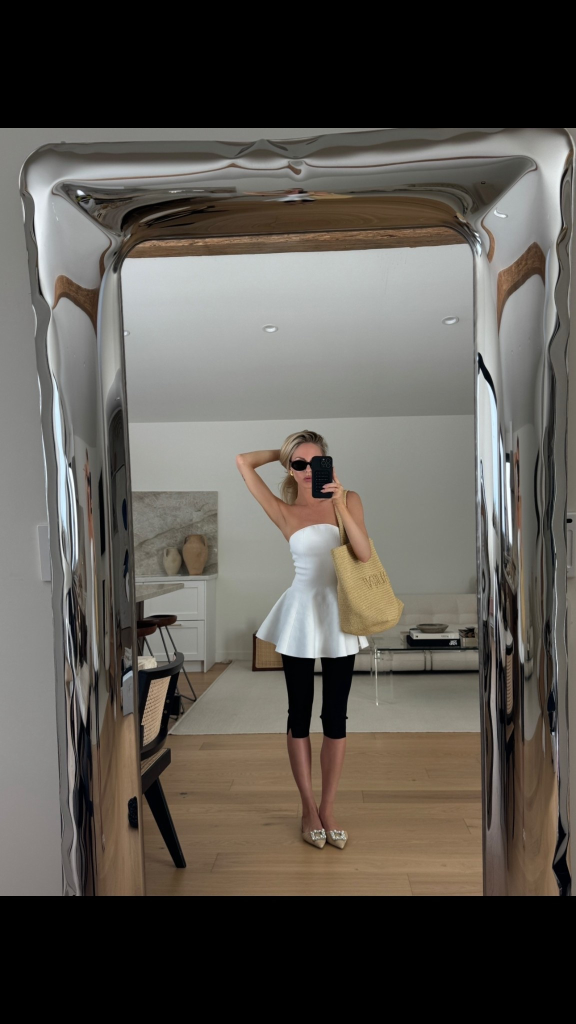 The cutest white peplum top paired with my favorite capri pants.

#LTKStyleTip #LTKItBag #LTKShoeCrush