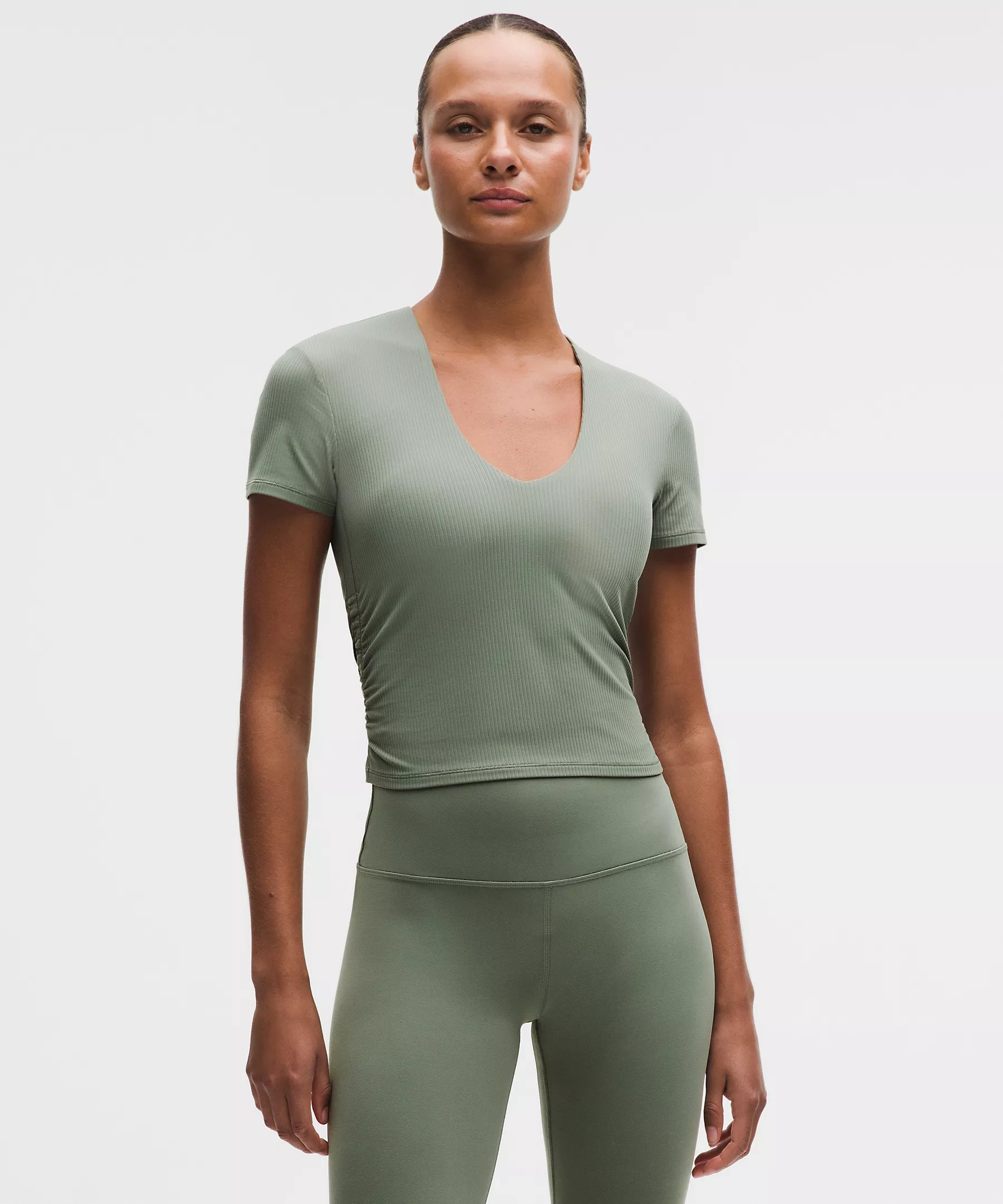 All It Takes Ribbed Nulu V-Neck T-Shirt | Lululemon (US)