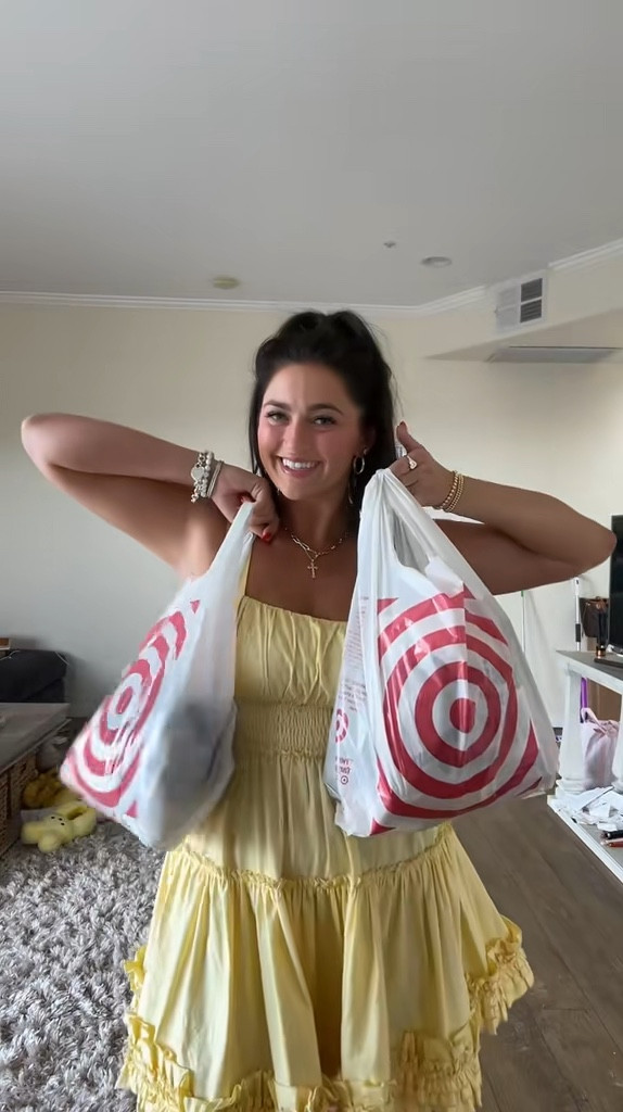 every haul I do is posted to TikTok BUT obviously I have to share it with my LTK fam as well. If you want to watch it sped up, head to my TikTok [@xoxo_vld]

TARGET HAUL ♥️🎯 July 9, 2024
• workout tops - size large
• white linen pants - size large
• bikini - size medium
• dog treats [highly recommended ‘made in USA’ treats for your pups]
• books [I do book reviews on my insta story highlights - @xoxo_vld if you want to follow and check them out]
• command hooks
• beauty - makeup, zit pads, hair mask

#LTKFindsUnder50 #LTKMidsize