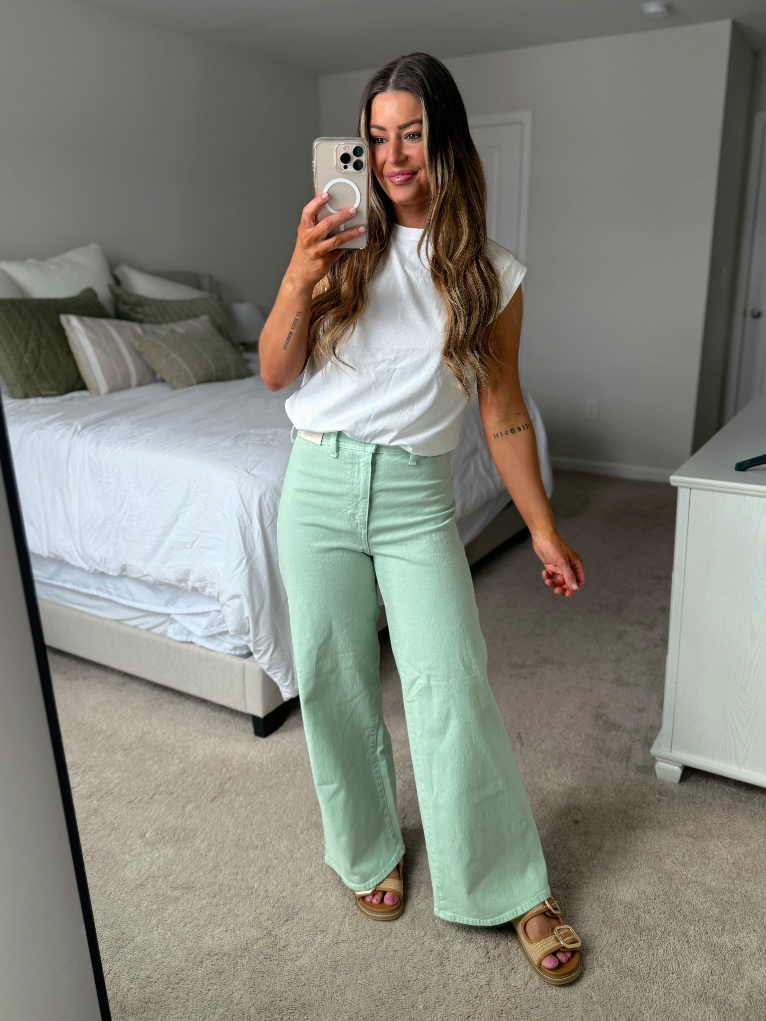 Target outfit! Small in top and size 4 in pants! 🫶🏼✨
! I’m 5’4 130lbs

Target finds, target style, target women’s clothing, matching set, active set, wide leg sailor pants, mesh flats, rattan sandals, cowboy sweatshirt, capped sleeve t shirt, maxi dress, linen dress, camo pants, boxer pajamas pants 

#LTKSeasonal #LTKActive #LTKSpringSale

#LTKSeasonal #LTKSpringSale #LTKWatchNow

#LTKSpringSale #LTKWatchNow #LTKSeasonal