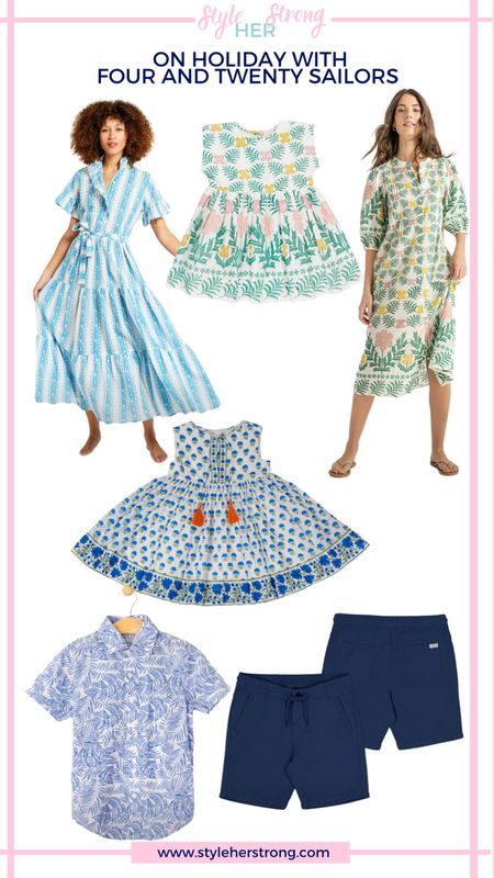 Resort wear and vacation styles for the whole family from one of my favorite one-stop-shops Four and Twenty Sailors. Vacation styles, vacation outfits 

#LTKfamily #LTKkids #LTKtravel