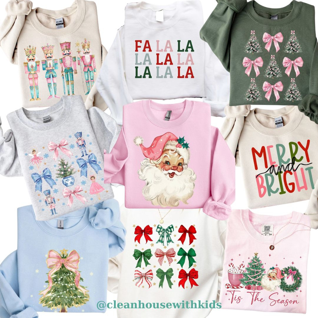 Christmas Apparel | Christmas Sweatshirt | Christmas Crewneck | Bows | Nutcracker | Santa | Holiday

#LTKStyleTip #LTKSeasonal #LTKHoliday