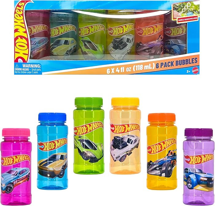 Hot Wheels™ 6 Pack Bubble Solution Set | Amazon (US)