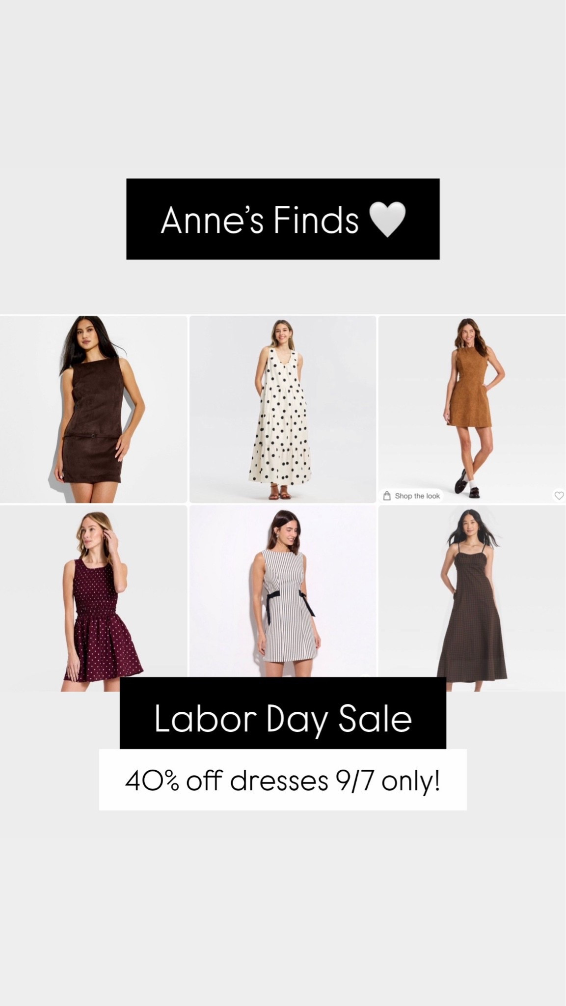 Labor Day Sale 40% off Target dresses