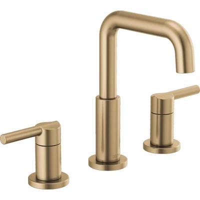 Nicoli Widespread Bathroom Faucet 3 Hole, 2-handle Bathroom Sink Faucet | Wayfair Professional