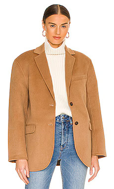 ANINE BING Quinn Blazer in Camel from Revolve.com | Revolve Clothing (Global)