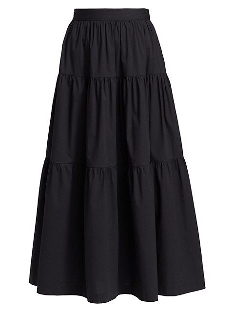 Sea Tiered Midi Skirt | Saks Fifth Avenue
