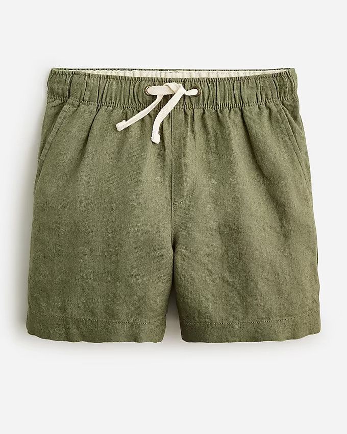 Boys' dock short in linen | J.Crew US