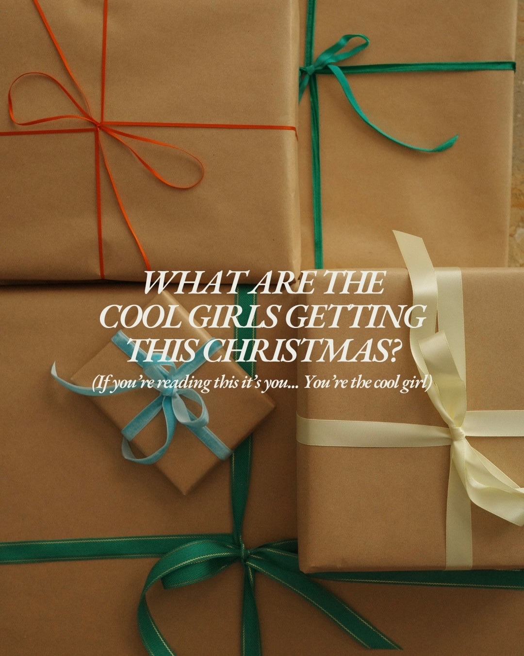 Calling all cool girls! If you’re reading this, then yes, I mean you! Here are my favourite cool, trendy, fun picks for all the cool girls this holiday season! Again, this is for the girlies, so send this to your man or whoever’s shopping for you so they know what you want! It never hurts dropping a glaringly obvious hint lol

Long Sleeve Top
I own this top and it has more than paid for itself in cost per wear (girl math lol)! The fit is so perfect it will make any outfit look effortlessly cool!

A good pair of sunnies
Last Christmas I got a pair of sunglasses from my husband (that are now sadly sold out) and these are very similar! A good pair of sunnies will carry you through every season and becomes the perfect accessory to add a bit of *cool* to your outfit!

Braided Leather Tote
This is a gift idea for MY husband cause I have been window shopping this bag online for months and am SO obsessed! Now that my kids are a bit older and I don’t need to bring a million things with me when I leave the house, I think its time to upgrade to a stylish carryall tote, don’t you think?

Polo
I’m a tomboy at heart, so yes I am SO obsessed with the polo trend!

A signature scent
Every cool girl needs a signature scent, and there’s never going wrong with Merit Beauty! 

Matching scarf/hat
Something about a matching scarf/hat combo just takes any old outfit and elevates! I’m partial to red, I love the pop of fun it adds , and def will make you look super cool!

Letter necklace
Take the regular letter necklace and crank up the *cool* factor and this is what you get! The perfect addition to any necklace stack.

Cool girl water bottle
Move over Stanley, move over owala (I said what I said!!) and enter @binkmade ! I will not take any notes or criticism, these ARE the coolest water bottles on the market currently. I’m obsessed, that is all!

Follow for more gift guides 
xx
Nath