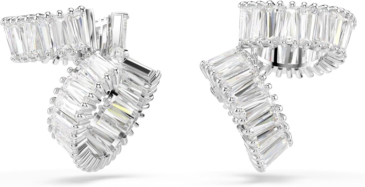 Ariana Grande Collection, Clear Crystal & Pearls, Rhodium Finish, Part of the Ariana Grande Jewel... | Amazon (US)