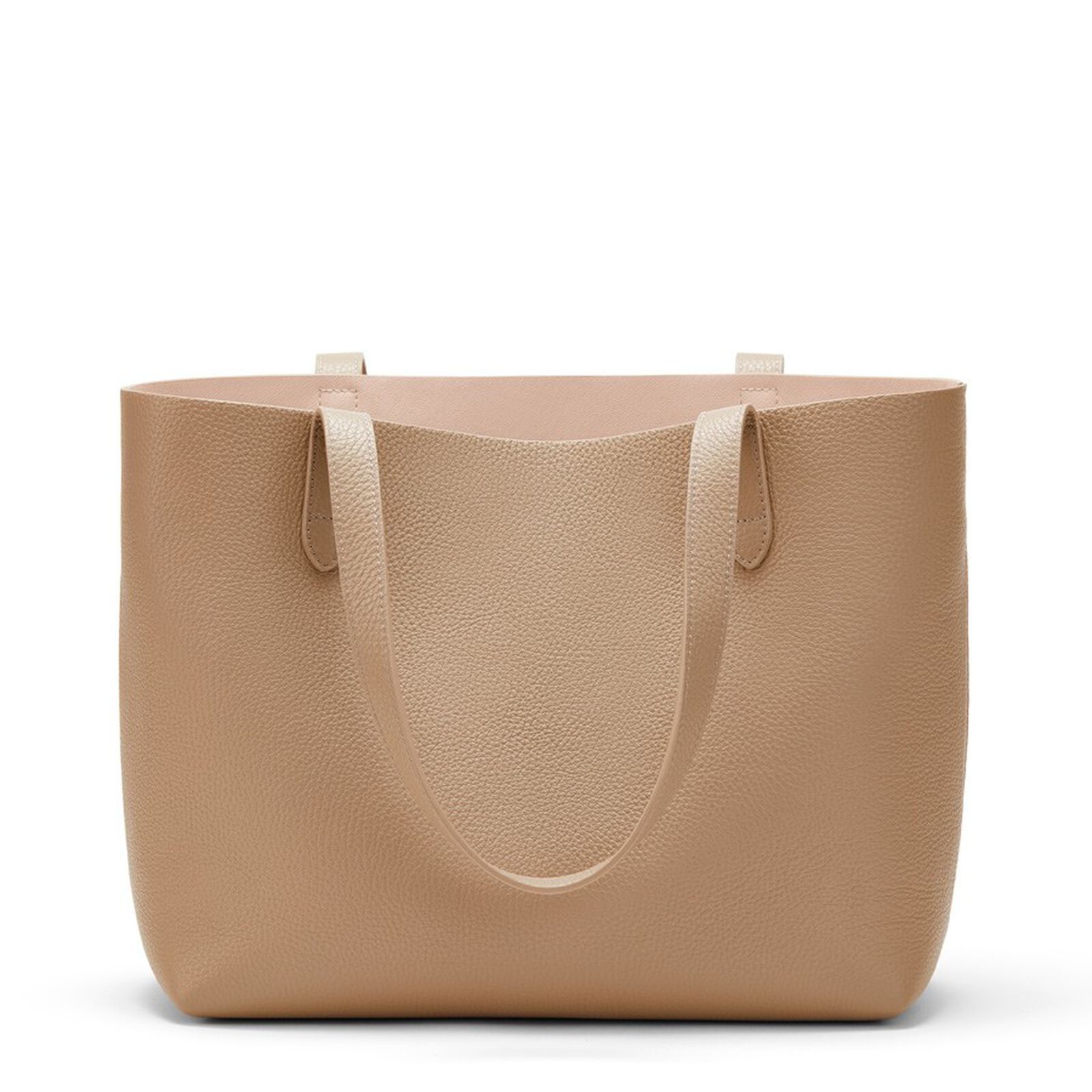 Small Structured Leather Tote | Cuyana