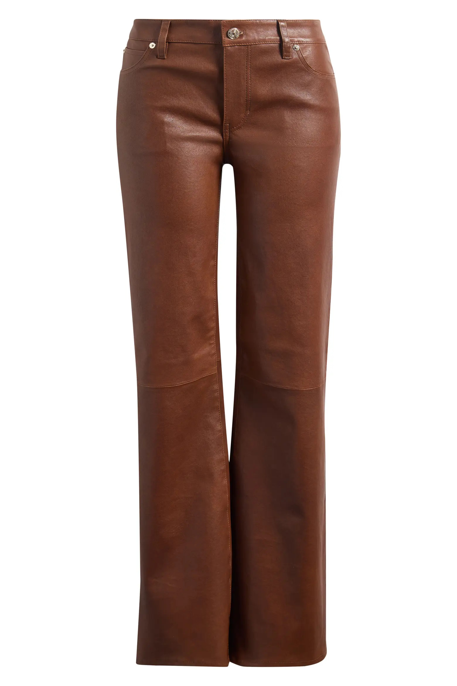 FRAME The Leather Rodeo Bootcut Pants (Women) | Nordstromrack | Nordstrom Rack