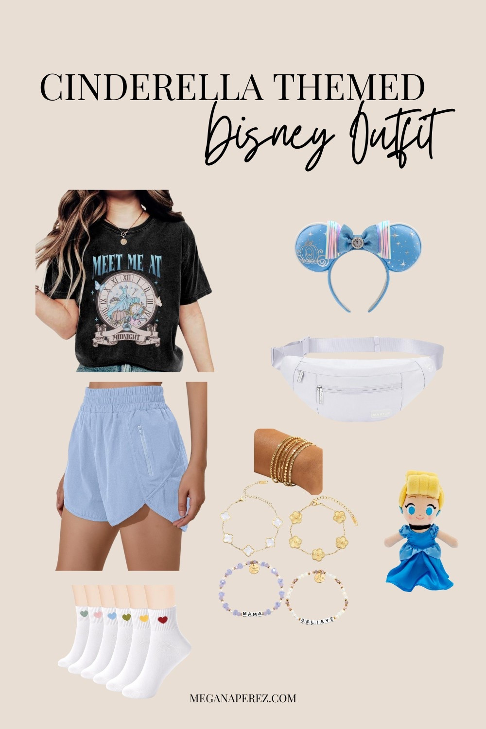 Cinderella Themed Disney Bound Outfit! 🫶🏽✨

#LTKFamily #LTKStyleTip #LTKTravel