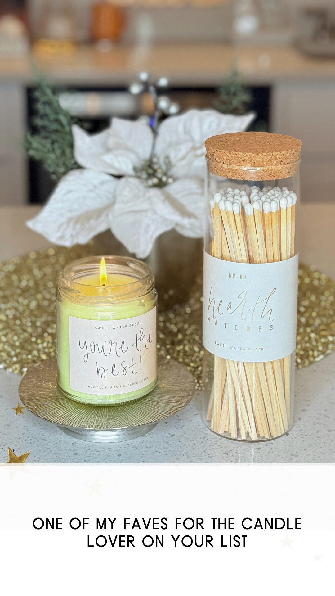 This is a great gift idea for any candle lover on your list! Smells lovely and you can also throw in the matches too! Such a great combo gift✅ 

#LTKHome #LTKHoliday #LTKGiftGuide
