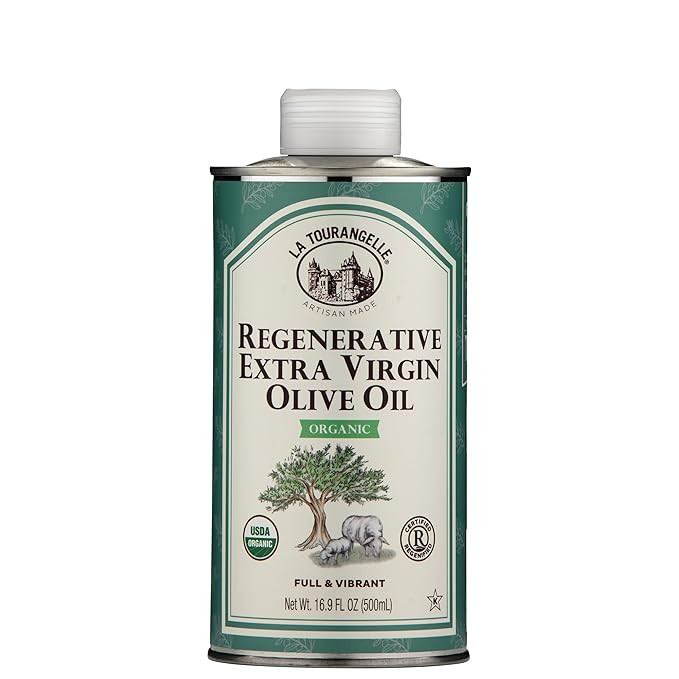 La Tourangelle Regenerative Organic Extra Virgin Olive Oil, Cold-Pressed High Antioxidant Olives,... | Amazon (US)