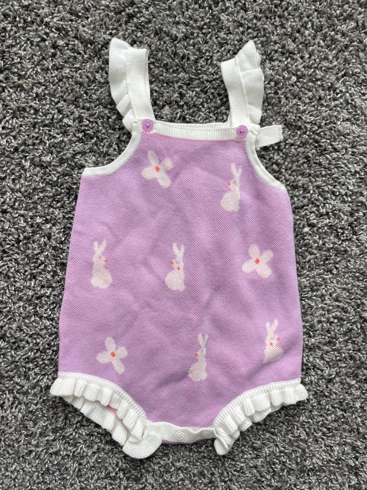 Baby girl bunny romper 

#LTKBaby #LTKFindsUnder50 #LTKSaleAlert