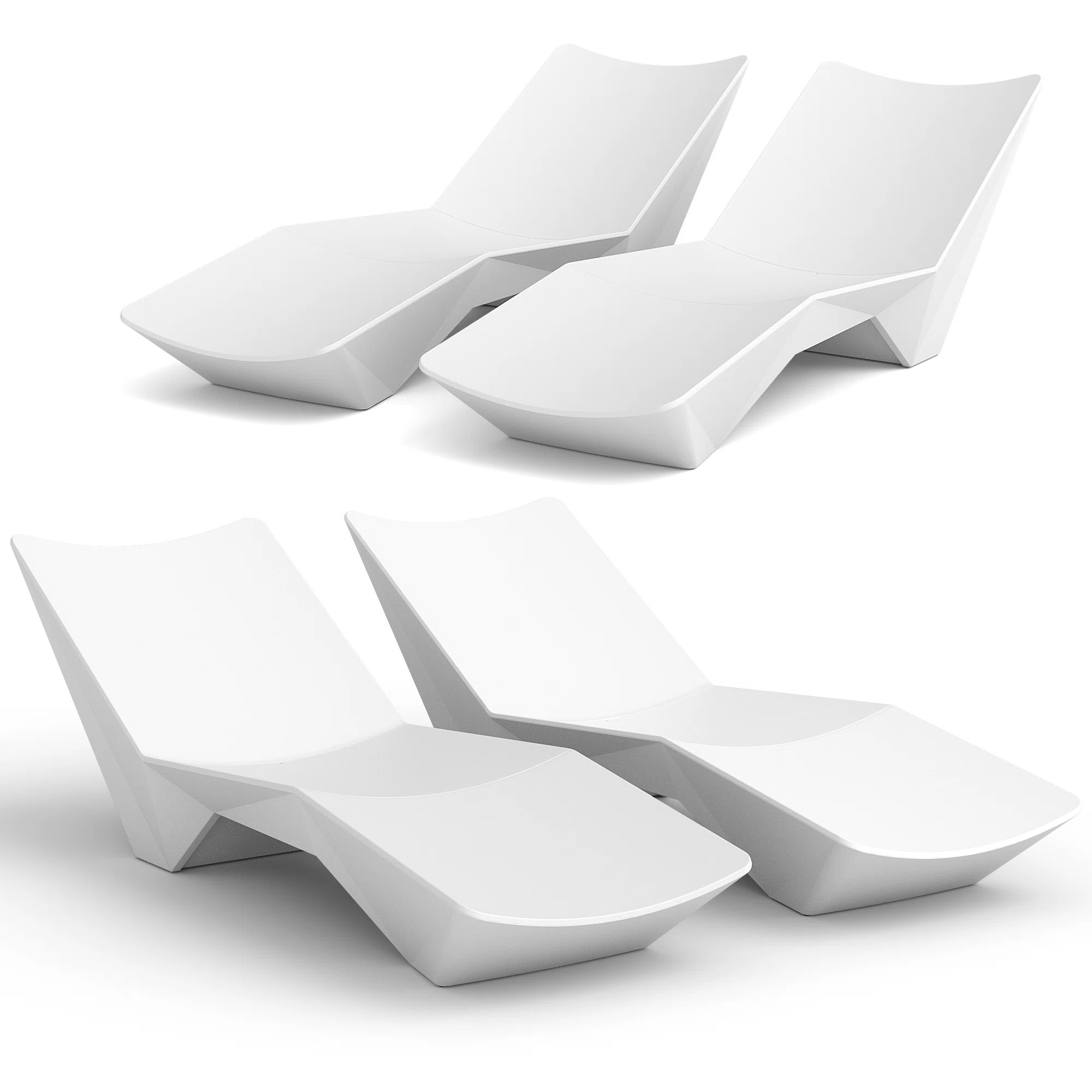 Quick Assembly S-shaped Pool Lounger, Ergonomic Design, Comfortable and Breathable, Essential for... | Wayfair North America