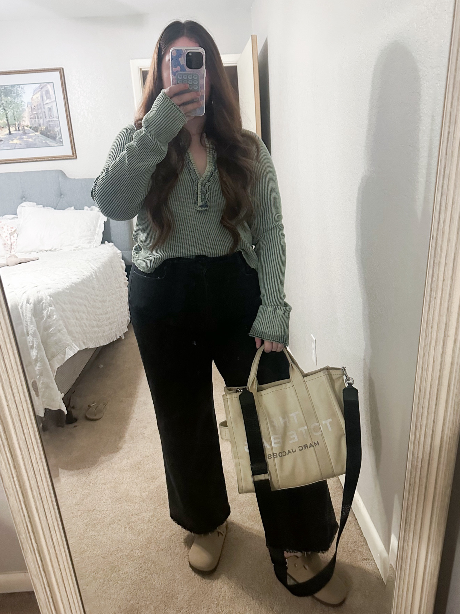 Outfit of the day for work
Top & jeans on Nordstrom anniversary sale
Free people too size xl
Good American jeans size 14

Birkenstock dupes size 8 

#LTKFindsUnder100 #LTKxNSale #LTKWorkwear