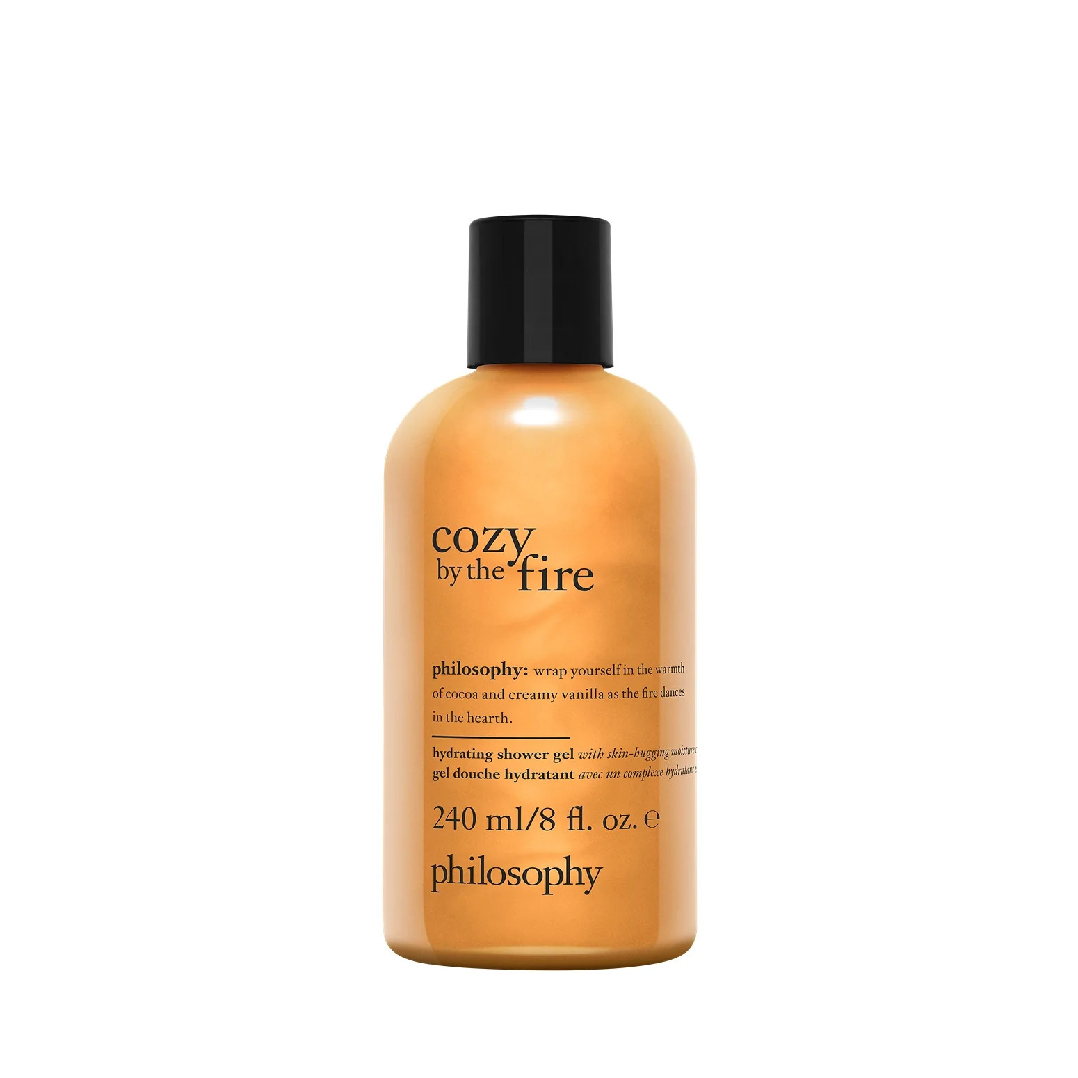cozy by the fire hydrating shower gel | Philosophy