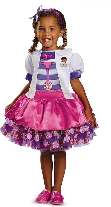 Disguise Disney Doc McStuffins Tutu Deluxe Girls' Costume One Color, Medium/7-8 | Amazon (US)
