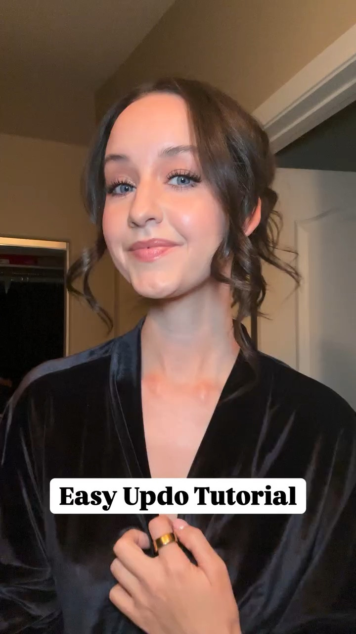 my go to 5 minute updo for an event ✨🤍

#easyupdo #hairstyles #hairtutorial