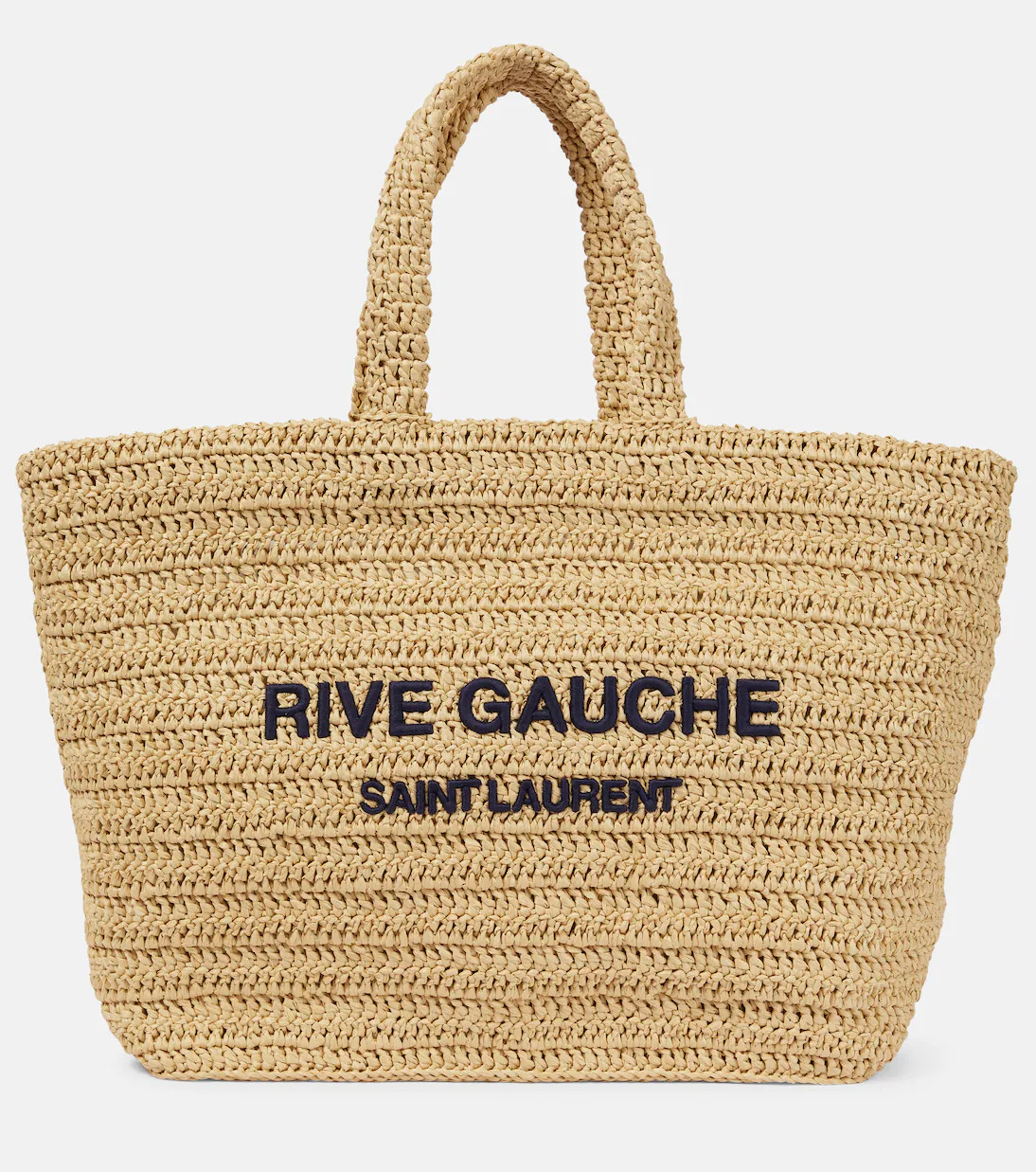 Rive Gauche raffia tote bag | Mytheresa (US/CA)
