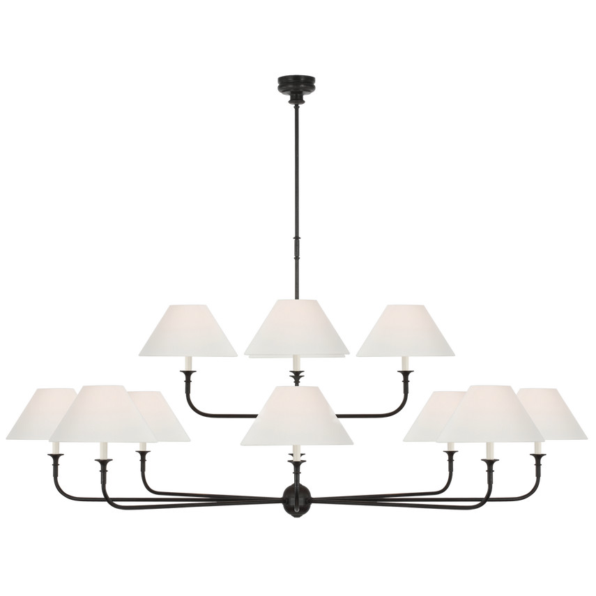Piaf Oversized Two Tier Chandelier | Visual Comfort